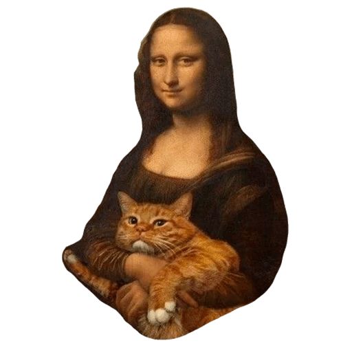 Sticker “Mona Lisa-4”
