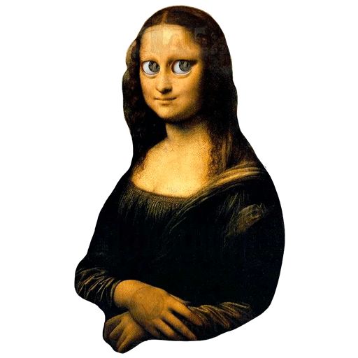 Sticker “Mona Lisa-6”
