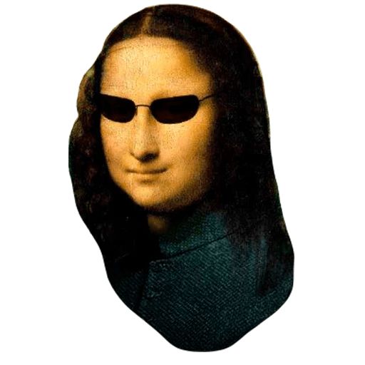 Sticker “Mona Lisa-7”