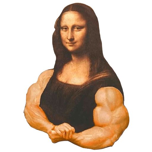Sticker “Mona Lisa-8”