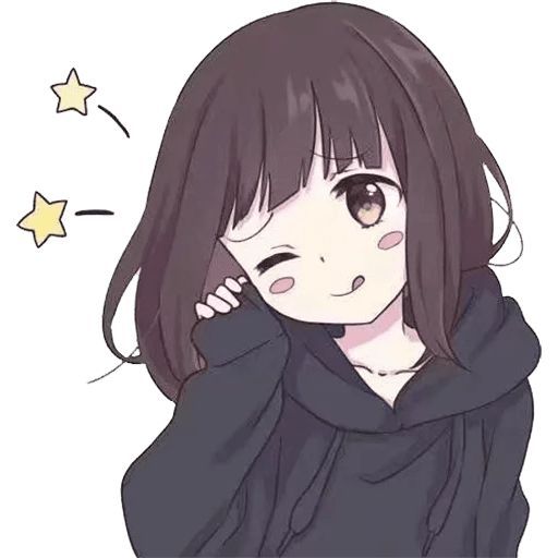 Sticker “Cute Anime Girl-4”