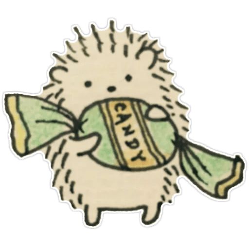 Sticker “Hedgehog Amulet-7”