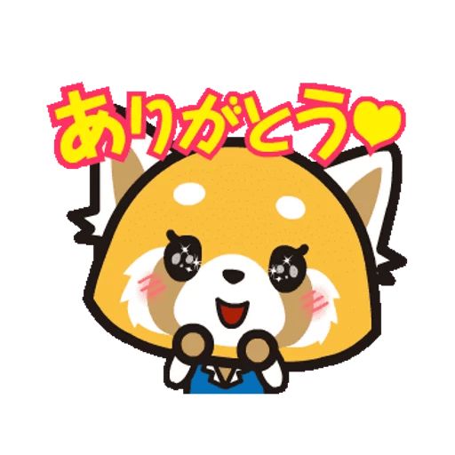 Sticker “Aggretsuko-3”