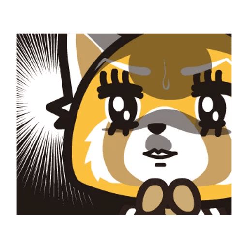 Sticker “Aggretsuko-4”