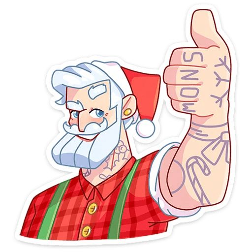 Sticker “Santa-1”