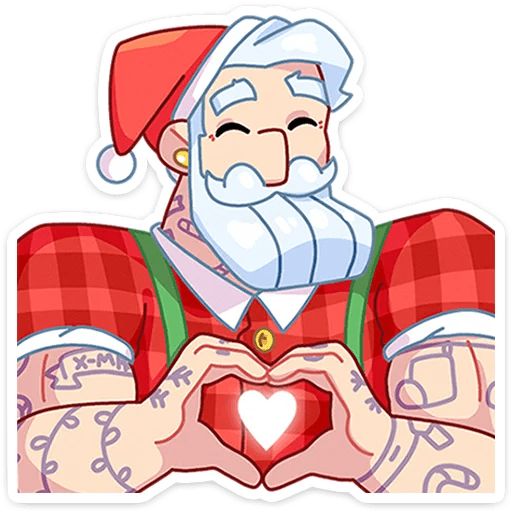Sticker “Santa-11”