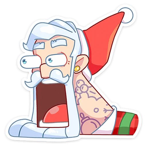 Sticker “Santa-3”