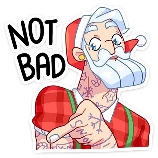 Sticker “Santa-6”