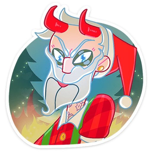 Sticker “Santa-7”