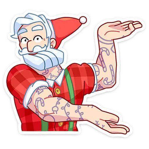 Sticker “Santa-8”