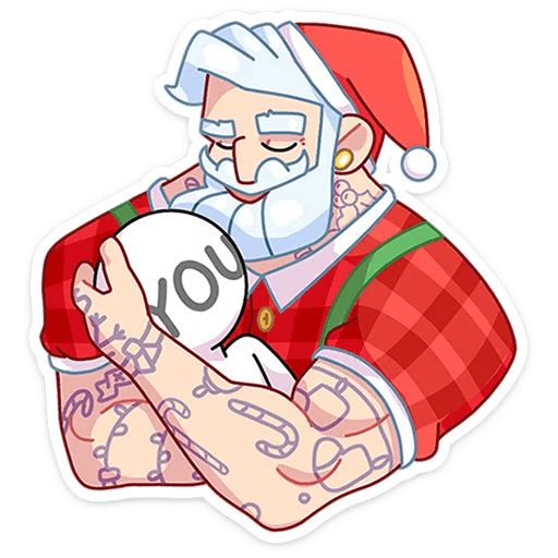 Sticker “Santa-9”