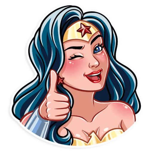 Sticker “Wonder Woman-3”