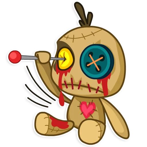Sticker “Voodoo Doll Chumbo-9”