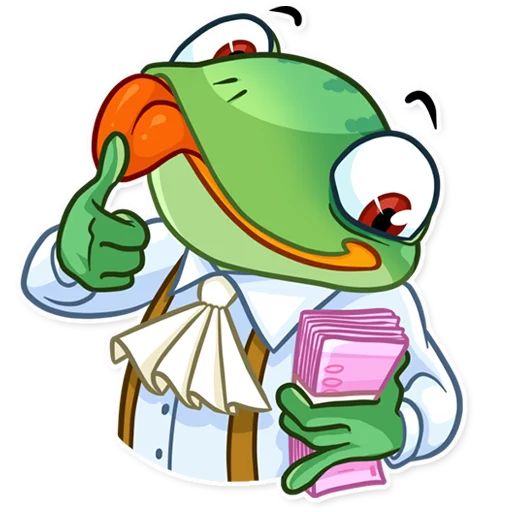 Sticker “Banker Frog-10”