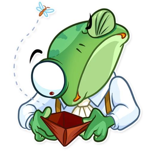 Sticker “Banker Frog-11”