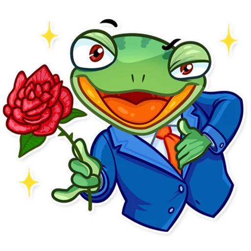 Sticker “Banker Frog-12”