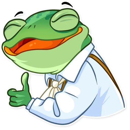 Sticker “Banker Frog-3”