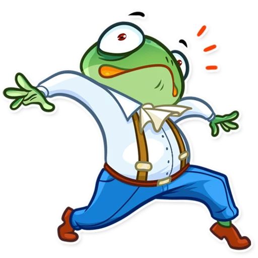 Sticker “Banker Frog-4”