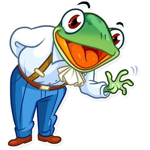 Sticker “Banker Frog-5”