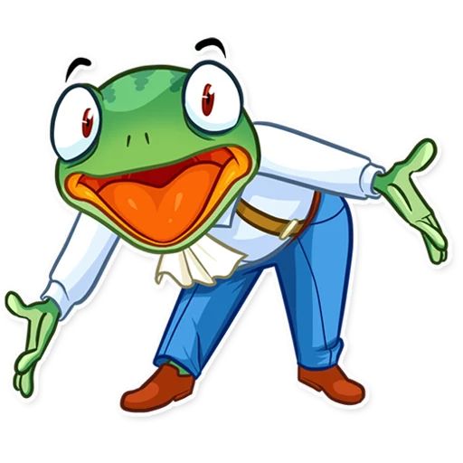 Sticker “Banker Frog-7”