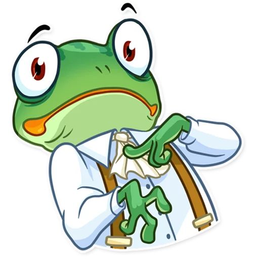 Sticker “Banker Frog-9”