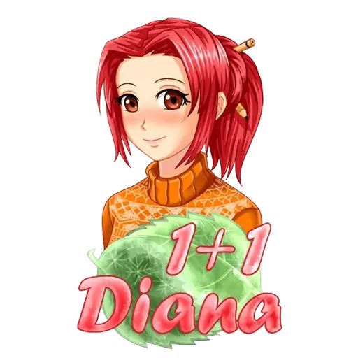 Sticker “Diana 1+1-1”