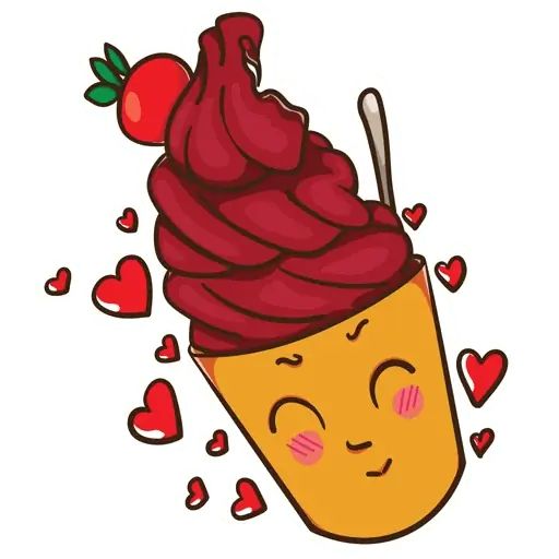 Sticker “Ice-cream Valentin-5”