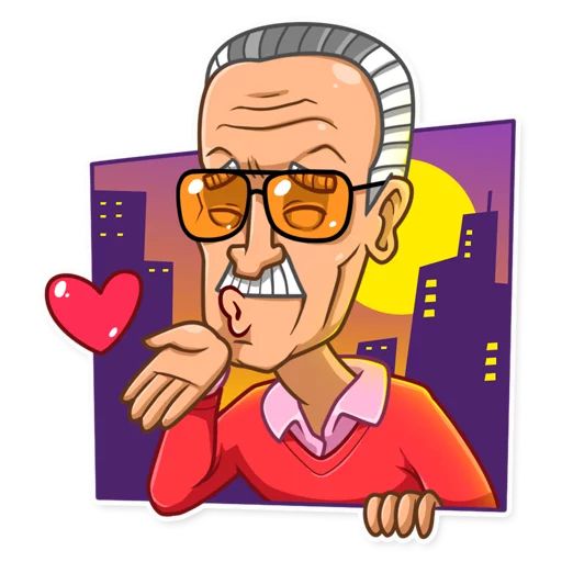 Sticker “Stan Lee-2”