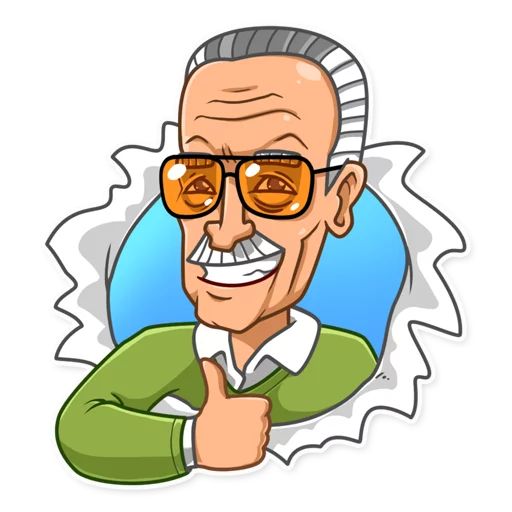 Sticker “Stan Lee-3”