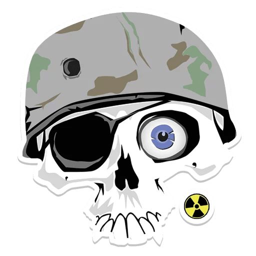Sticker “Skull-1”