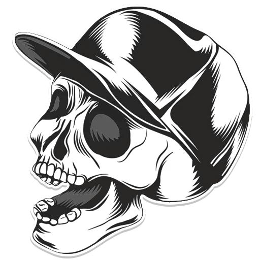 Sticker “Skull-2”