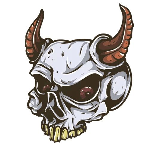 Sticker “Skull-8”
