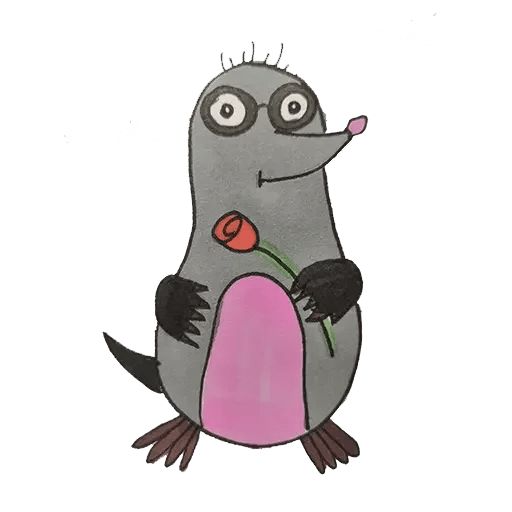 Sticker “Gennady the Mole-12”