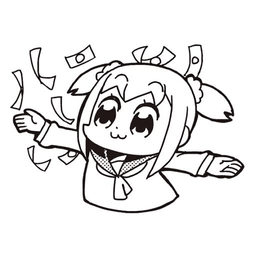 Sticker “Popuko-6”