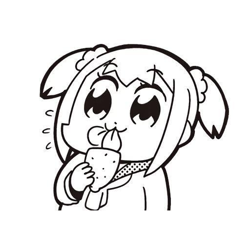 Sticker “Popuko-8”