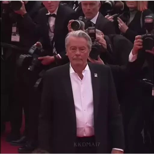 “Alain Delon” animated sticker set for Telegram