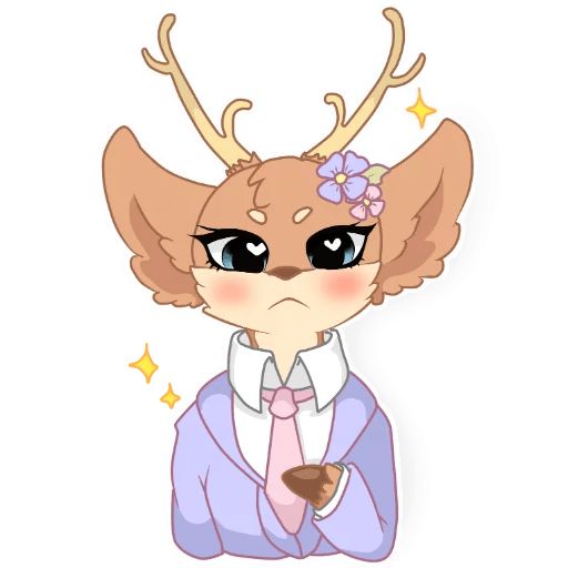 Sticker “Spring Deer-10”
