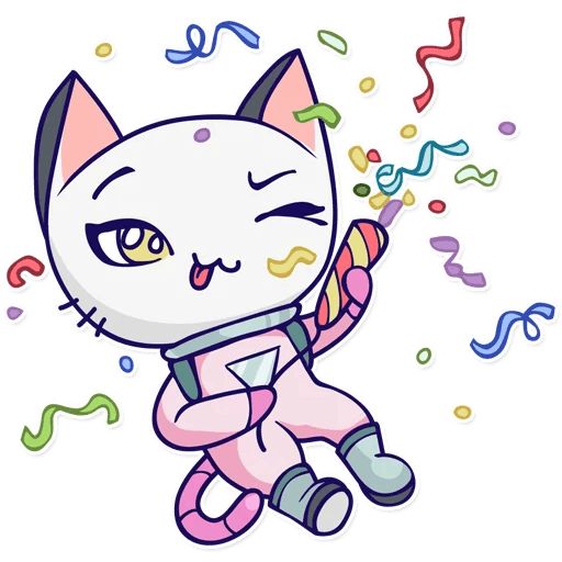 Sticker “Astro Kitty-10”