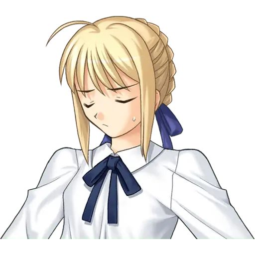 Sticker “Saber — Fate/stay night-9”