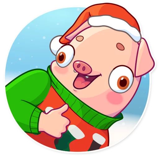 Sticker “Mr. Piggy-3”