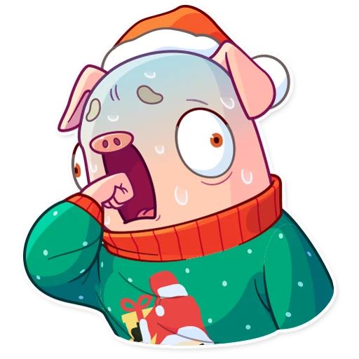 Sticker “Mr. Piggy-4”