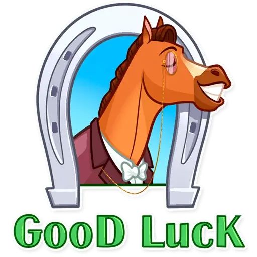 Sticker “Gentleman Horse-7”