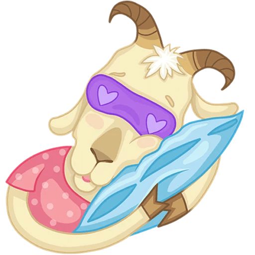 Sticker “Goat Rose-2”
