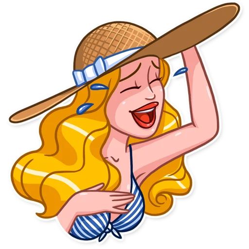Sticker “Blondie Vacation-1”