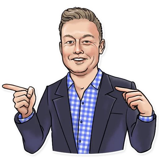 Sticker “Elon Musk-11”