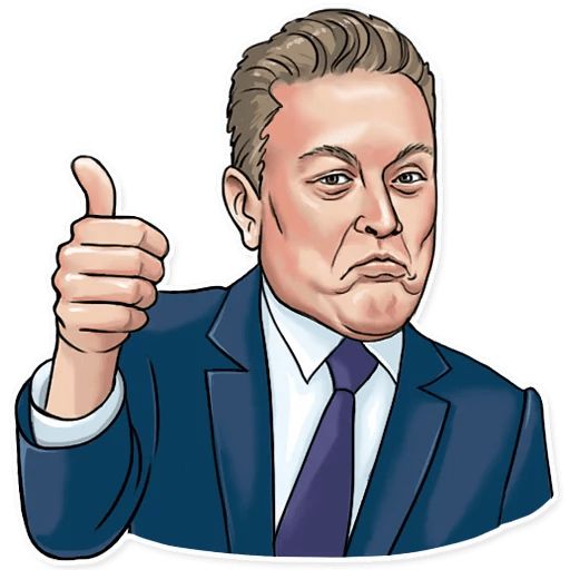 Sticker “Elon Musk-3”
