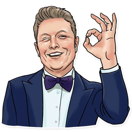 Sticker “Elon Musk-7”