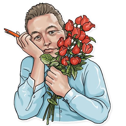 Sticker “Elon Musk-8”