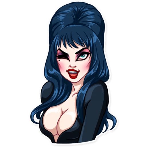 Sticker “Ms. Elvira-10”
