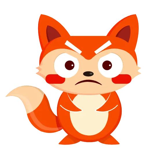 “Fox” animated sticker set for Telegram